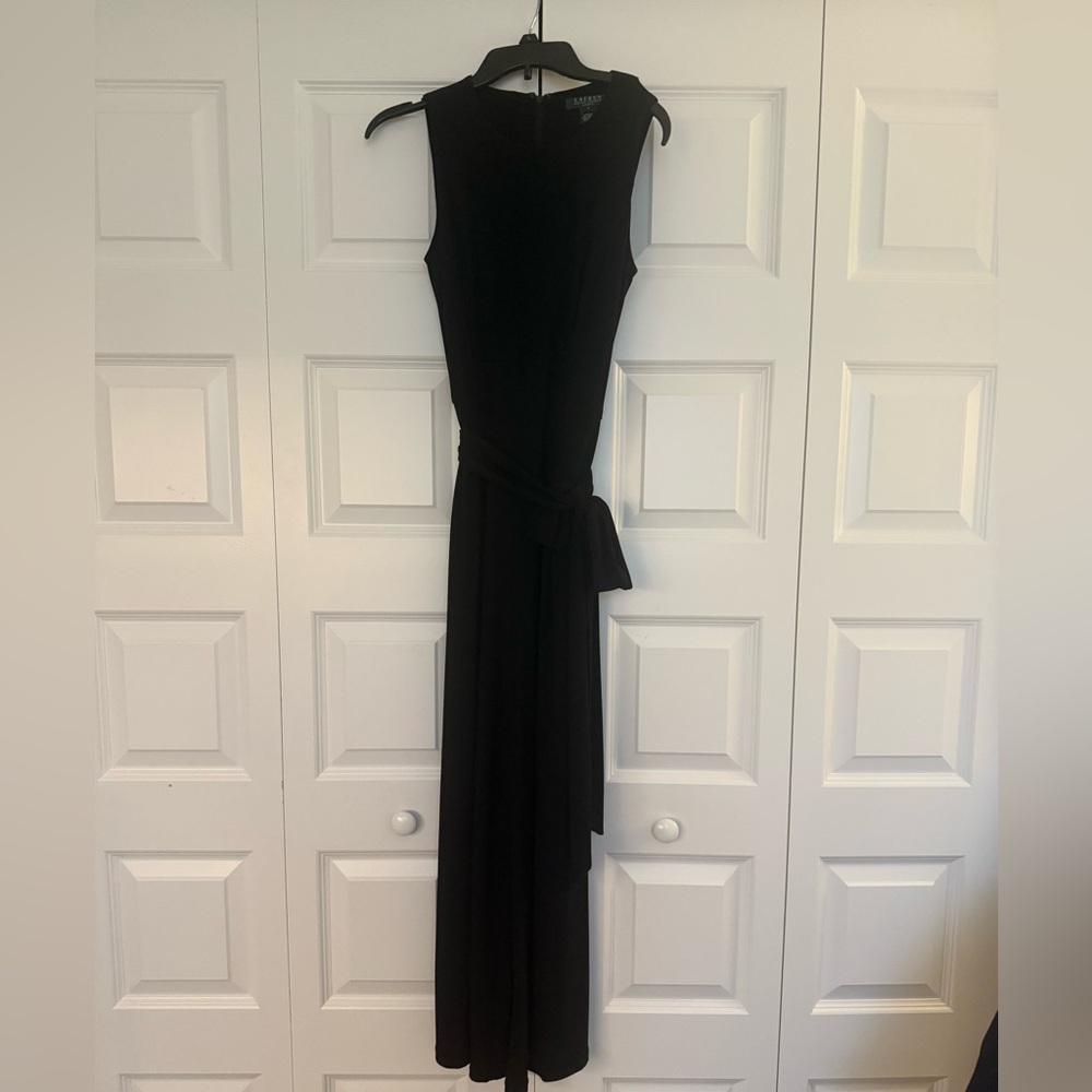 Lauren Ralph Lauren Black Sleeveless Jumpsuit - Used